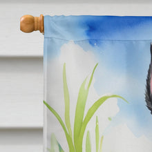 Load image into Gallery viewer, Schnauzer Easter Egg Hunt House Flag