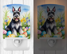 Load image into Gallery viewer, Schnauzer Easter Egg Hunt Ceramic Night Light