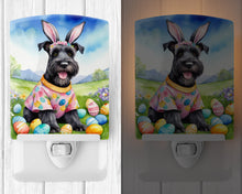 Load image into Gallery viewer, Schnauzer Easter Egg Hunt Ceramic Night Light