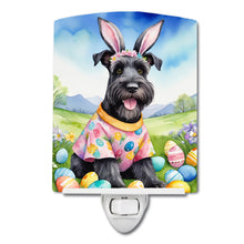 Load image into Gallery viewer, Schnauzer Easter Egg Hunt Ceramic Night Light