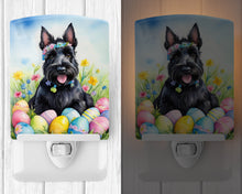 Load image into Gallery viewer, Scottish Terrier Easter Egg Hunt Ceramic Night Light