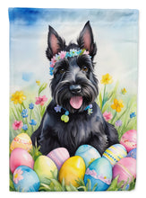 Load image into Gallery viewer, Scottish Terrier Easter Garden Flag - Easter Egg Hunt - Dog-Themed Spring Yard Decor