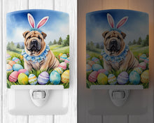 Load image into Gallery viewer, Shar Pei Easter Egg Hunt Ceramic Night Light
