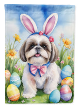 Load image into Gallery viewer, Shih Tzu Easter Egg Hunt House Flag
