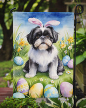 Load image into Gallery viewer, Shih Tzu Easter Garden Flag - Easter Egg Hunt - Dog-Themed Spring Yard Decor