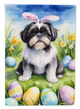 Load image into Gallery viewer, Shih Tzu Easter Garden Flag - Easter Egg Hunt - Dog-Themed Spring Yard Decor