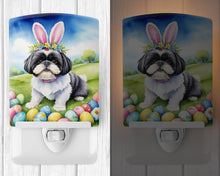 Load image into Gallery viewer, Shih Tzu Easter Egg Hunt Ceramic Night Light