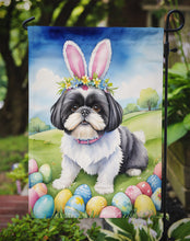 Load image into Gallery viewer, Shih Tzu Easter Garden Flag - Easter Egg Hunt - Dog-Themed Spring Yard Decor