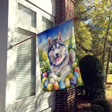 Load image into Gallery viewer, Siberian Husky Easter Egg Hunt House Flag