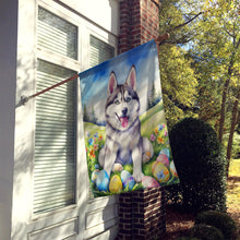Load image into Gallery viewer, Siberian Husky Easter Egg Hunt House Flag