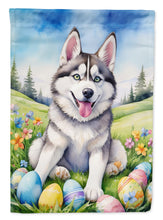 Load image into Gallery viewer, Siberian Husky Easter Egg Hunt House Flag