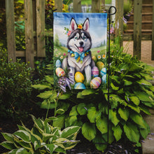 Load image into Gallery viewer, Siberian Husky Easter Garden Flag - Easter Egg Hunt - Dog-Themed Spring Yard Decor