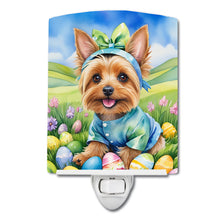 Load image into Gallery viewer, Silky Terrier Easter Egg Hunt Ceramic Night Light