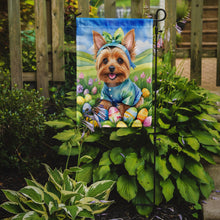 Load image into Gallery viewer, Silky Terrier Easter Garden Flag - Easter Egg Hunt - Dog-Themed Spring Yard Decor