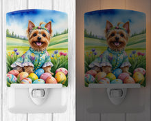 Load image into Gallery viewer, Silky Terrier Easter Egg Hunt Ceramic Night Light