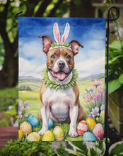 Load image into Gallery viewer, Staffordshire Bull Terrier Easter Garden Flag - Easter Egg Hunt - Dog-Themed Spring Yard Decor