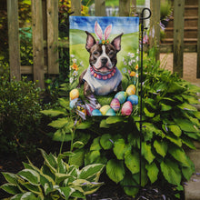 Load image into Gallery viewer, Staffordshire Bull Terrier Easter Garden Flag - Easter Egg Hunt - Dog-Themed Spring Yard Decor