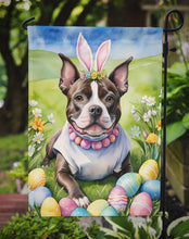 Load image into Gallery viewer, Staffordshire Bull Terrier Easter Garden Flag - Easter Egg Hunt - Dog-Themed Spring Yard Decor