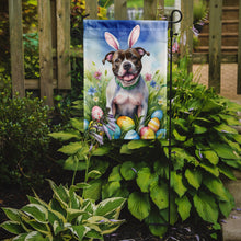 Load image into Gallery viewer, Staffordshire Bull Terrier Easter Garden Flag - Easter Egg Hunt - Dog-Themed Spring Yard Decor