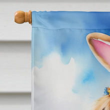 Load image into Gallery viewer, Tibetan Mastiff Easter Egg Hunt House Flag