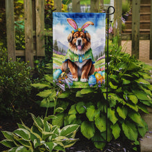 Load image into Gallery viewer, Tibetan Mastiff Easter Garden Flag - Easter Egg Hunt - Dog-Themed Spring Yard Decor