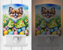 Load image into Gallery viewer, Tibetan Spaniel Easter Egg Hunt Ceramic Night Light