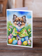Load image into Gallery viewer, Tibetan Spaniel Easter Egg Hunt Greeting Cards - Blank Note Cards – 8-Pack of Artist-Designed Cards with Envelopes
