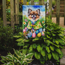 Load image into Gallery viewer, Tibetan Spaniel Easter Garden Flag - Easter Egg Hunt - Dog-Themed Spring Yard Decor