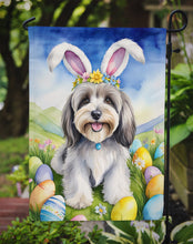 Load image into Gallery viewer, Tibetan Terrier Easter Garden Flag - Easter Egg Hunt - Dog-Themed Spring Yard Decor