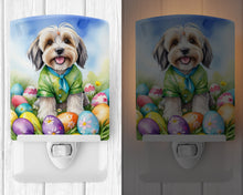 Load image into Gallery viewer, Tibetan Terrier Easter Egg Hunt Ceramic Night Light
