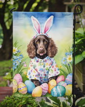 Load image into Gallery viewer, Water Spaniel Easter Garden Flag - Easter Egg Hunt - Dog-Themed Spring Yard Decor