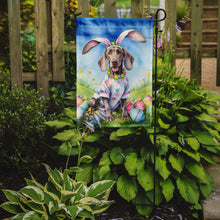 Load image into Gallery viewer, Weimaraner Easter Garden Flag - Easter Egg Hunt - Dog-Themed Spring Yard Decor