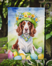 Load image into Gallery viewer, Welsh Springer Spaniel Easter Garden Flag - Easter Egg Hunt - Dog-Themed Spring Yard Decor