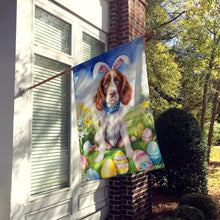 Load image into Gallery viewer, Welsh Springer Spaniel Easter Egg Hunt House Flag