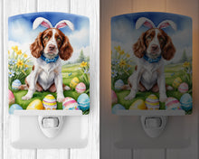 Load image into Gallery viewer, Welsh Springer Spaniel Easter Egg Hunt Ceramic Night Light