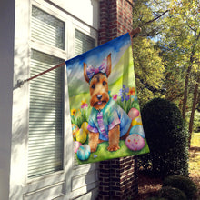 Load image into Gallery viewer, Welsh Terrier Easter Egg Hunt House Flag