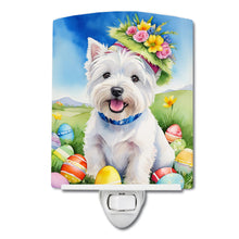 Load image into Gallery viewer, Westie Easter Egg Hunt Ceramic Night Light