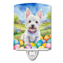 Load image into Gallery viewer, Westie Easter Egg Hunt Ceramic Night Light
