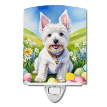 Load image into Gallery viewer, Westie Easter Egg Hunt Ceramic Night Light