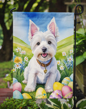 Load image into Gallery viewer, West Highland White Terrier Westie Easter Garden Flag - Easter Egg Hunt - Dog-Themed Spring Yard Decor
