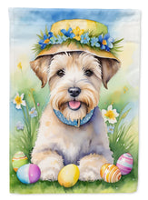 Load image into Gallery viewer, Wheaten Terrier Easter Egg Hunt House Flag
