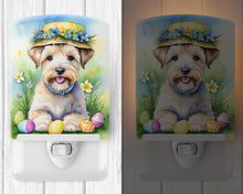 Load image into Gallery viewer, Wheaten Terrier Easter Egg Hunt Ceramic Night Light