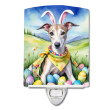 Load image into Gallery viewer, Whippet Easter Egg Hunt Ceramic Night Light