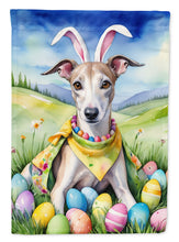 Load image into Gallery viewer, Whippet Easter Garden Flag - Easter Egg Hunt - Dog-Themed Spring Yard Decor