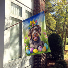 Load image into Gallery viewer, Wirehaired Pointing Griffon Easter Egg Hunt House Flag