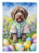 Load image into Gallery viewer, Wirehaired Pointing Griffon Easter Egg Hunt House Flag