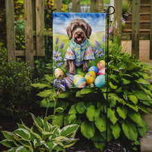 Load image into Gallery viewer, Wirehaired Pointing Griffon Easter Garden Flag - Easter Egg Hunt - Dog-Themed Spring Yard Decor