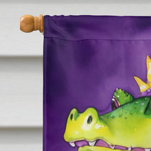 Load image into Gallery viewer, Alligator Mardi Gras House Flag