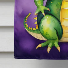 Load image into Gallery viewer, Alligator Mardi Gras House Flag