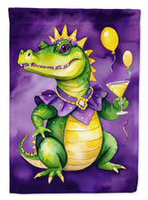 Load image into Gallery viewer, Alligator Mardi Gras House Flag